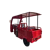 3 wheel cargo electric tricycle red side view with open cargo compartment Philippines