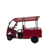 3-wheel cargo electric tricycle red side view with open cargo compartment Philippines